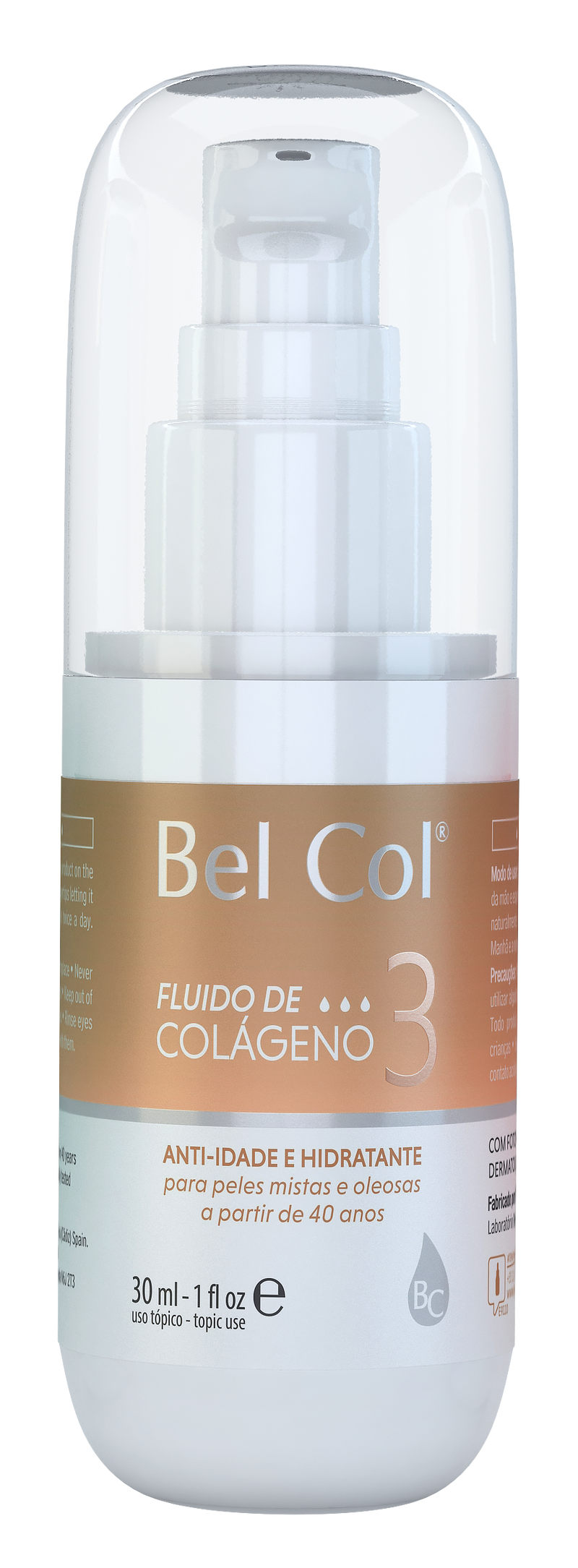 Bel Col 3 - Fluido de colageno 30 ML
